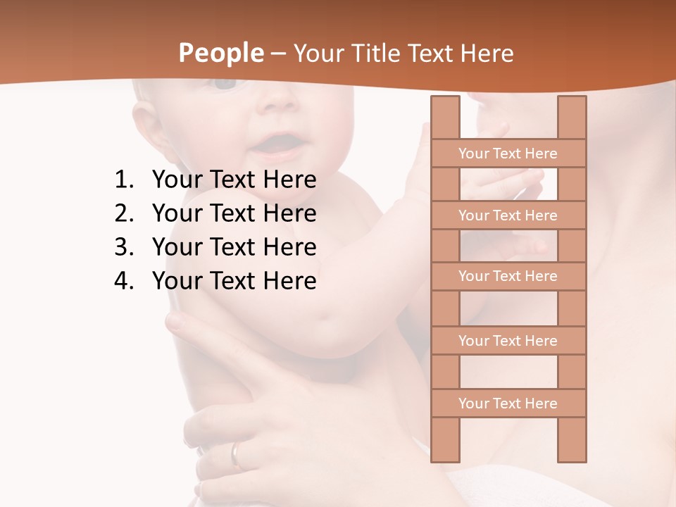 Infant Face Parent PowerPoint Template