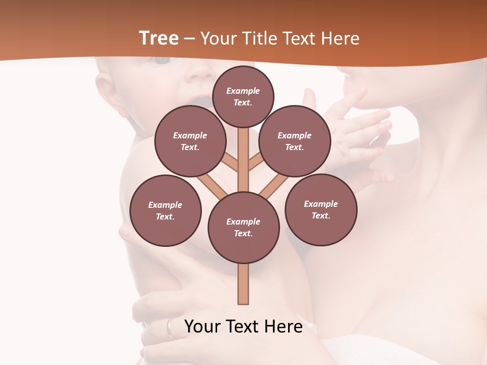 Infant Face Parent PowerPoint Template