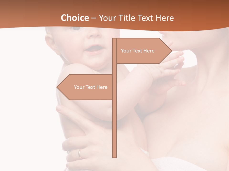 Infant Face Parent PowerPoint Template