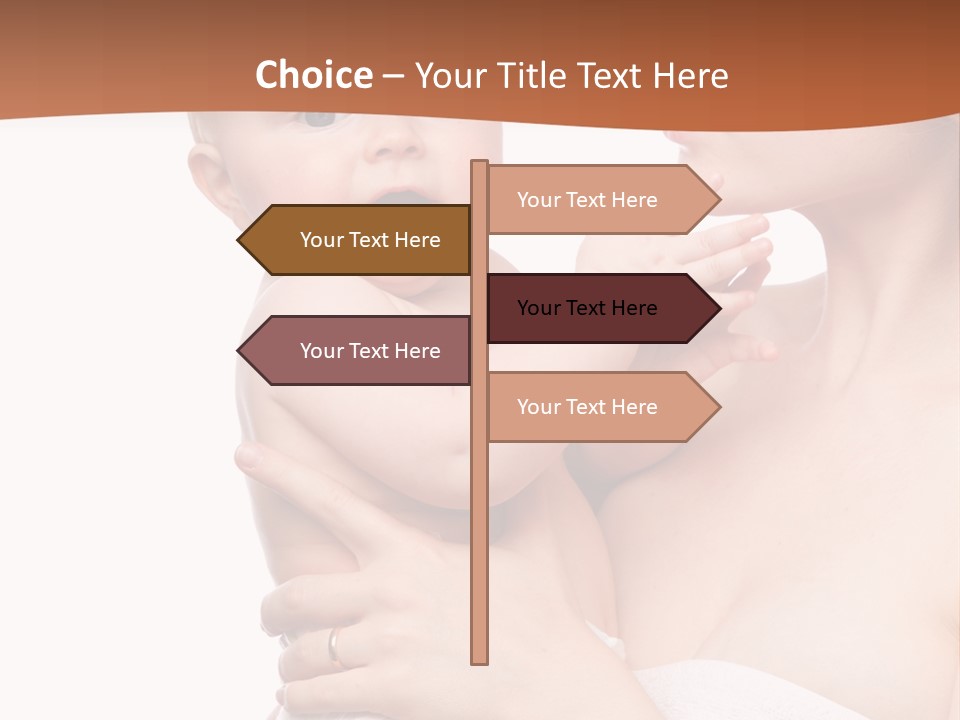 Infant Face Parent PowerPoint Template