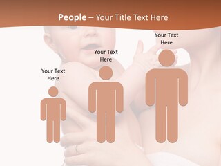 Infant Face Parent PowerPoint Template