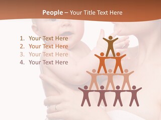 Infant Face Parent PowerPoint Template