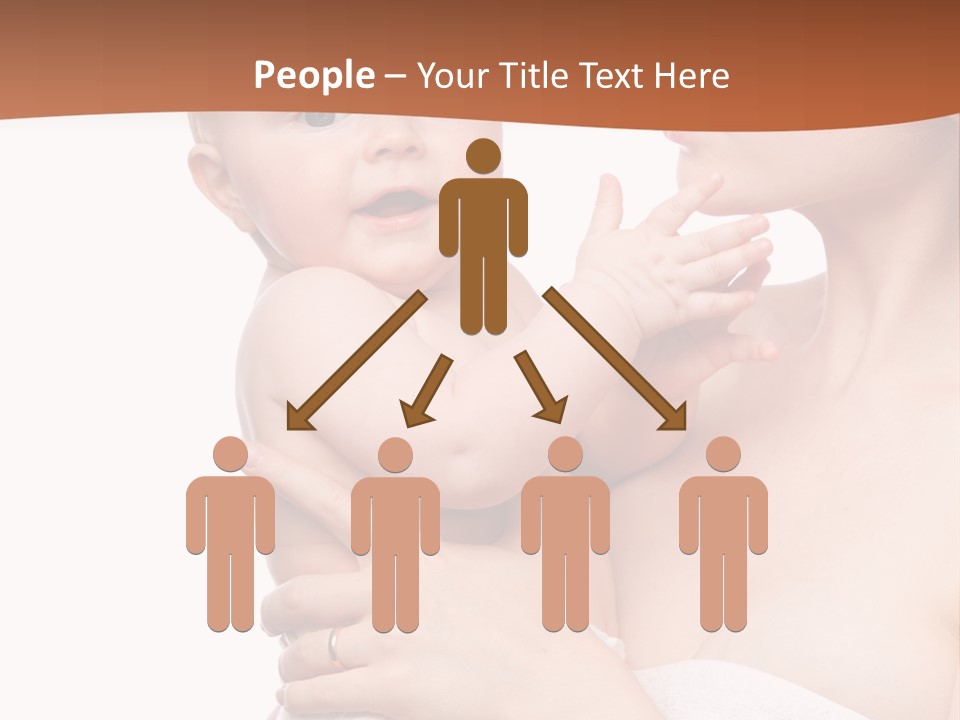 Infant Face Parent PowerPoint Template