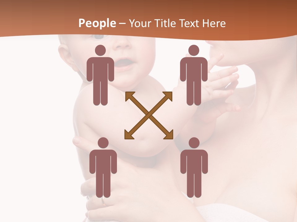 Infant Face Parent PowerPoint Template