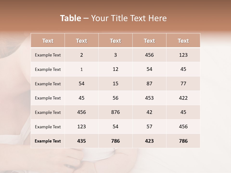 Clean Female Beautiful PowerPoint Template