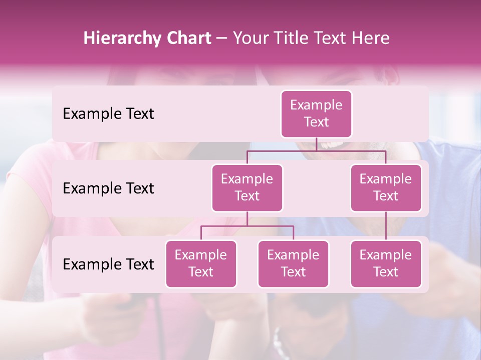 Game Joyful Woman PowerPoint Template