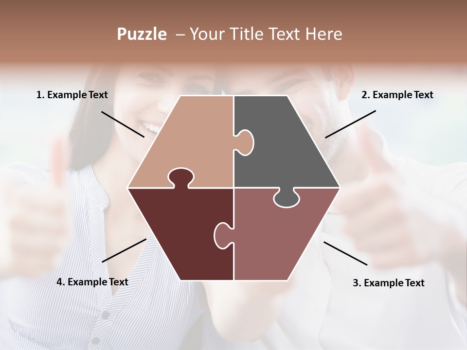 Caucasian Happy Happiness PowerPoint Template