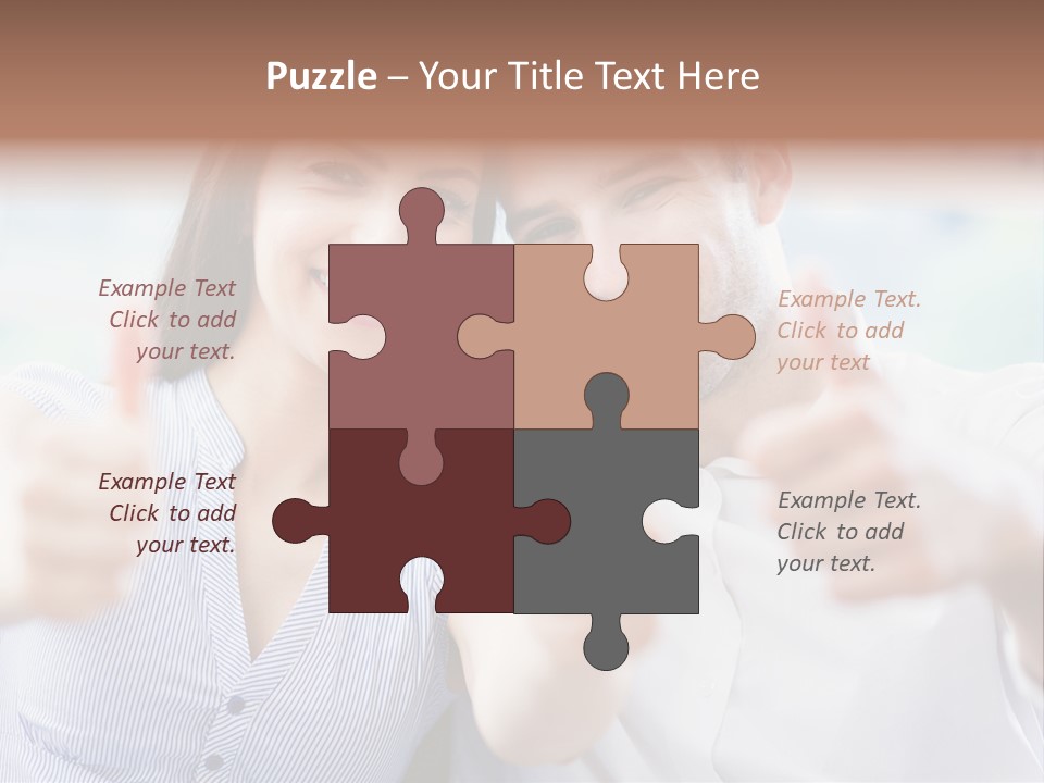 Caucasian Happy Happiness PowerPoint Template