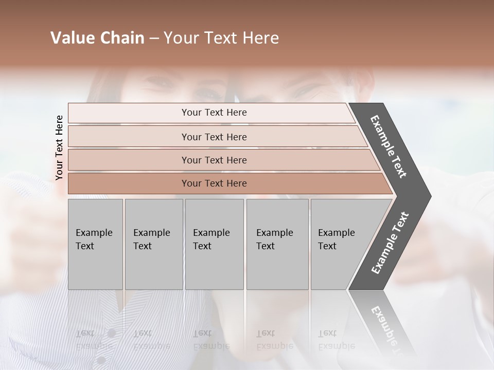 Caucasian Happy Happiness PowerPoint Template