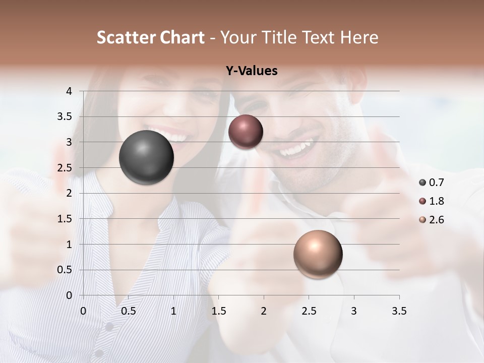 Caucasian Happy Happiness PowerPoint Template