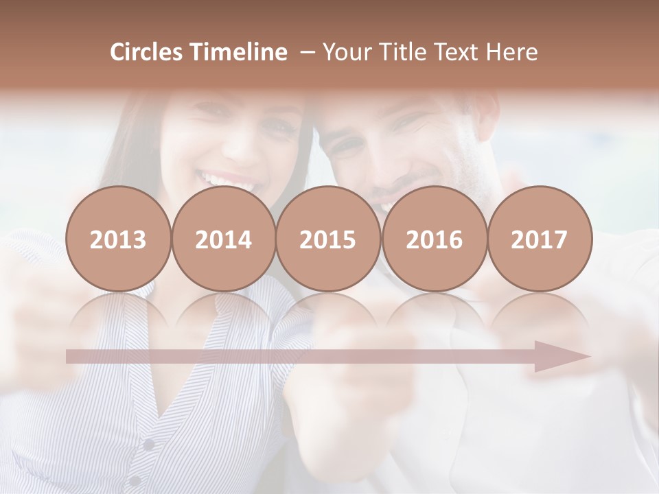 Caucasian Happy Happiness PowerPoint Template