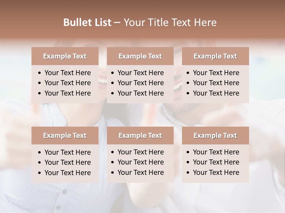 Caucasian Happy Happiness PowerPoint Template
