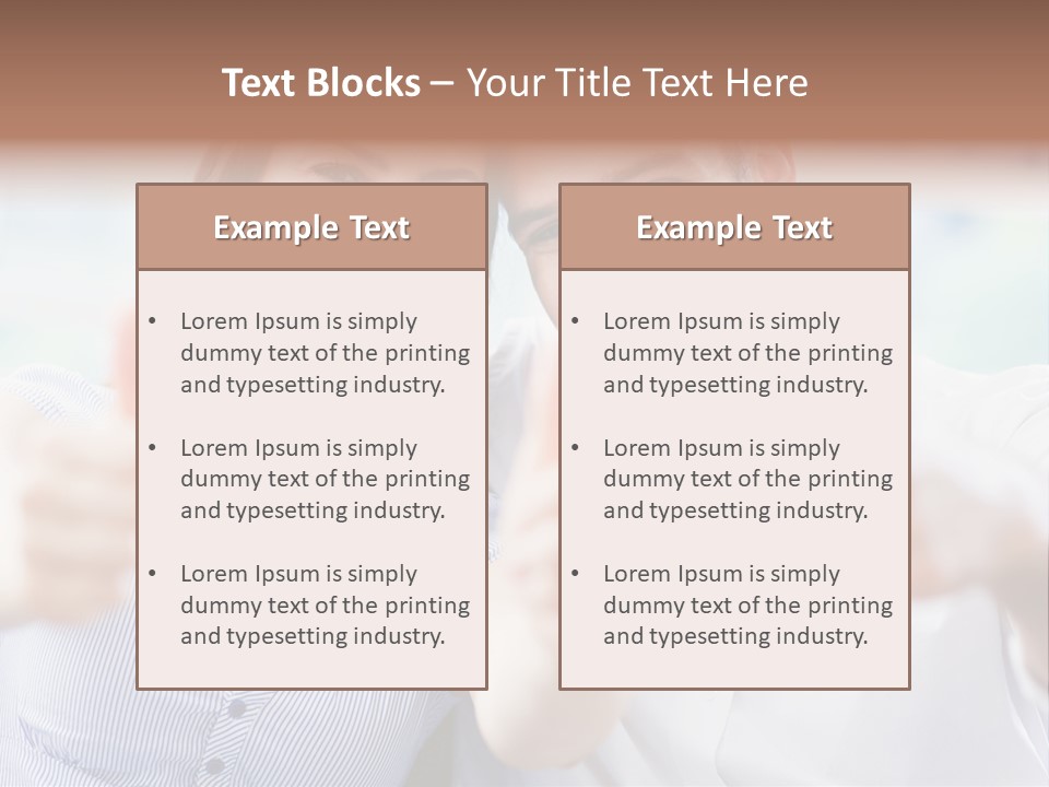 Caucasian Happy Happiness PowerPoint Template