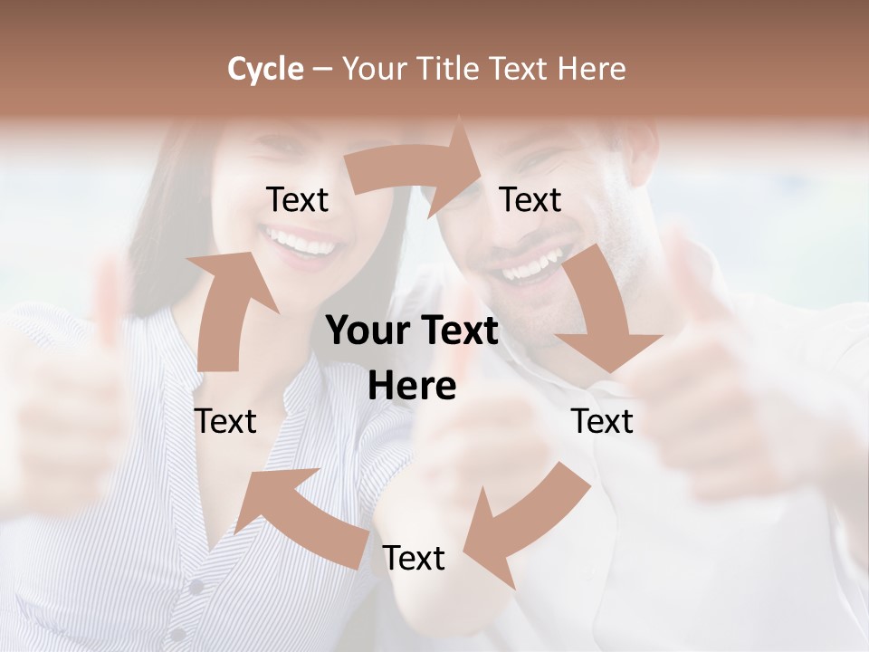 Caucasian Happy Happiness PowerPoint Template