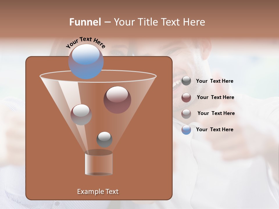 Caucasian Happy Happiness PowerPoint Template