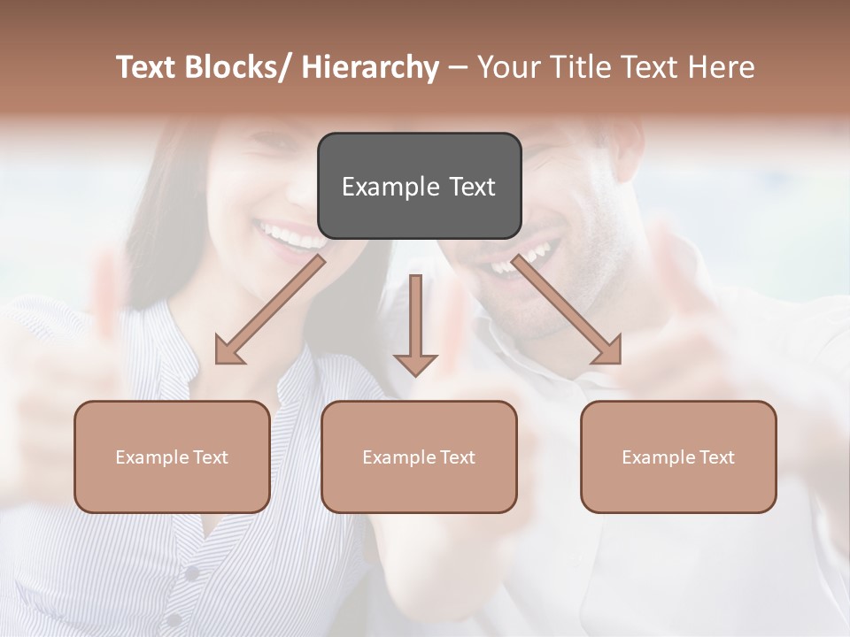 Caucasian Happy Happiness PowerPoint Template