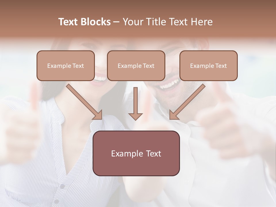 Caucasian Happy Happiness PowerPoint Template