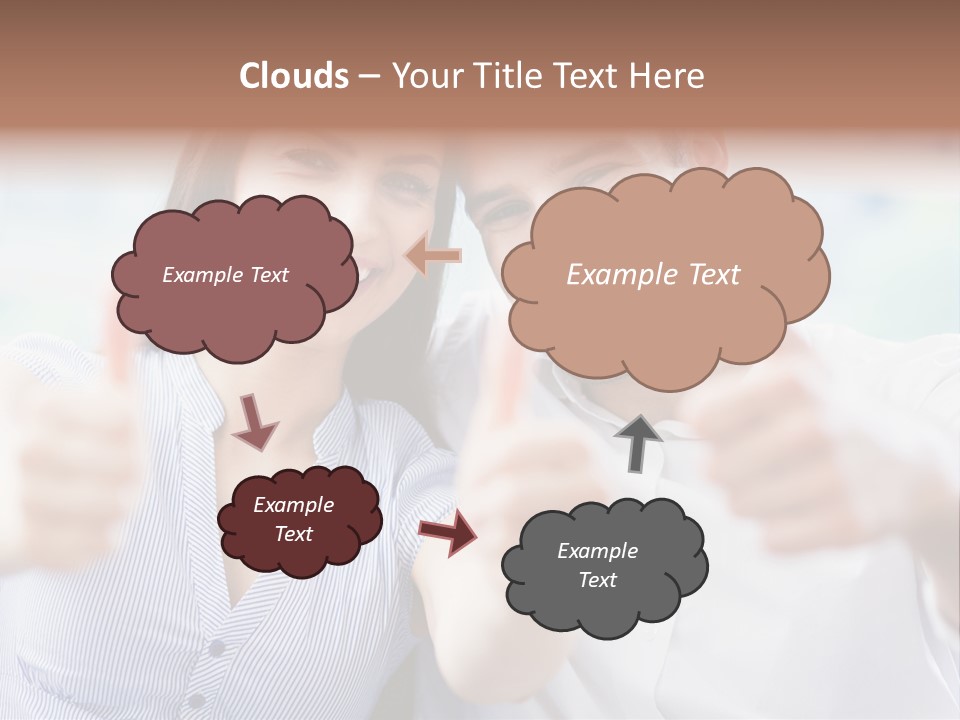 Caucasian Happy Happiness PowerPoint Template