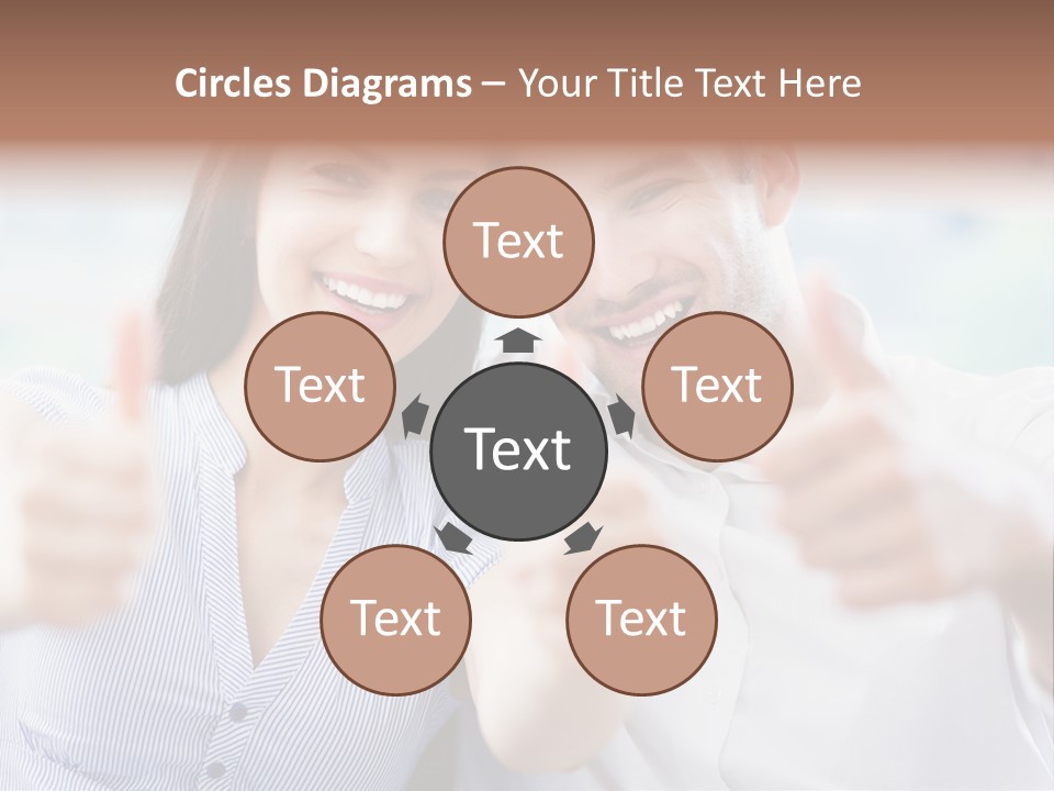 Caucasian Happy Happiness PowerPoint Template