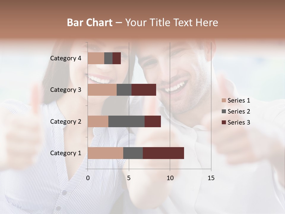 Caucasian Happy Happiness PowerPoint Template