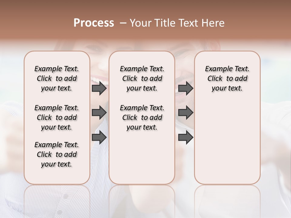 Caucasian Happy Happiness PowerPoint Template