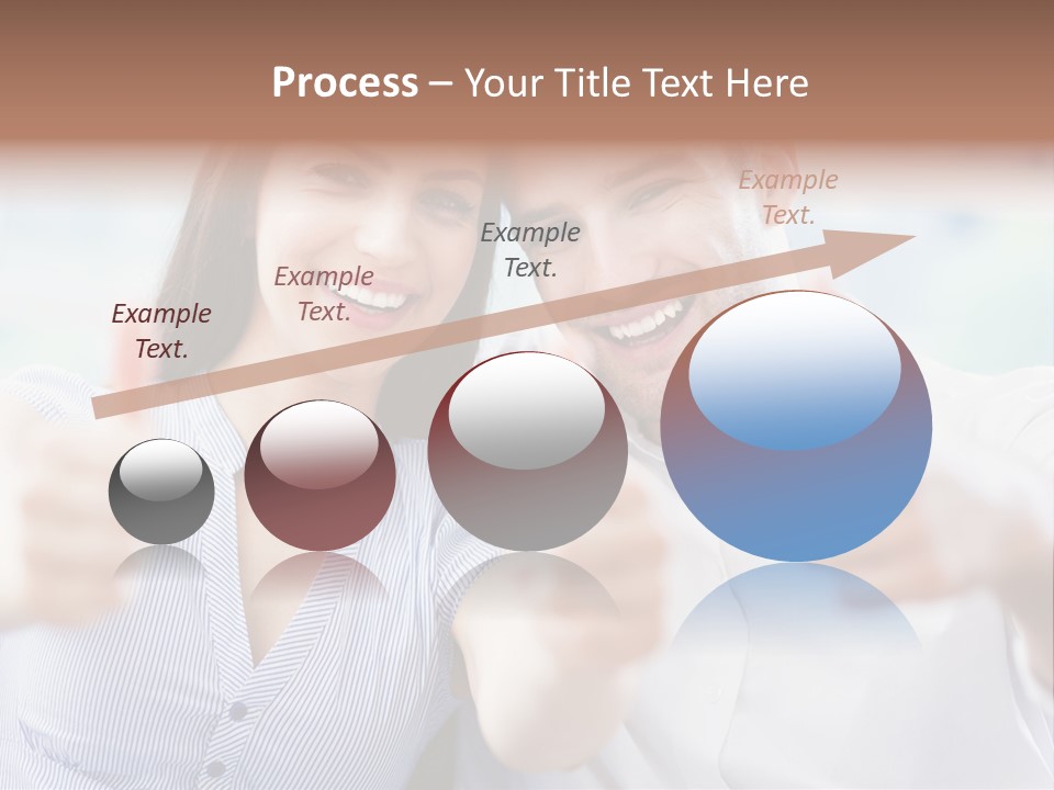 Caucasian Happy Happiness PowerPoint Template