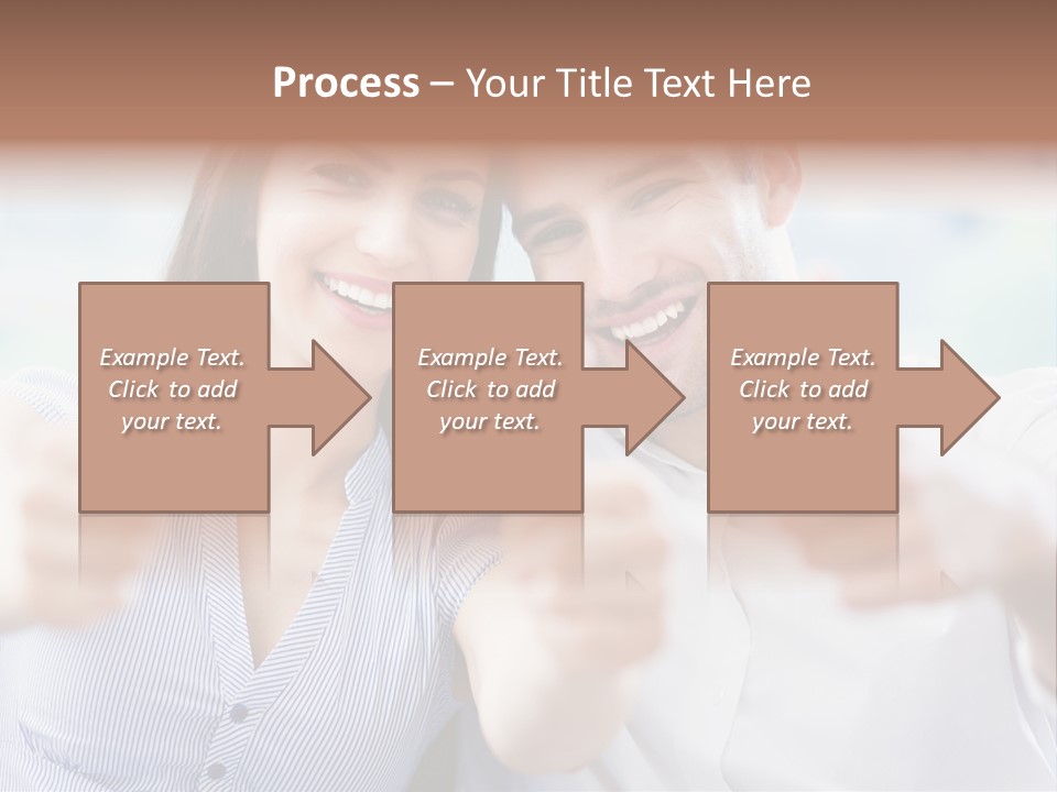 Caucasian Happy Happiness PowerPoint Template