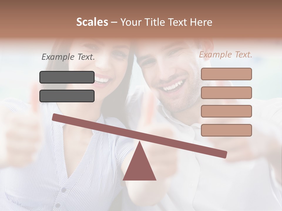 Caucasian Happy Happiness PowerPoint Template