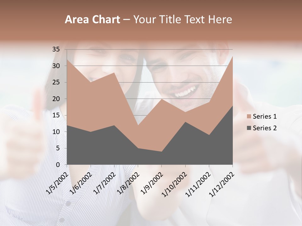 Caucasian Happy Happiness PowerPoint Template