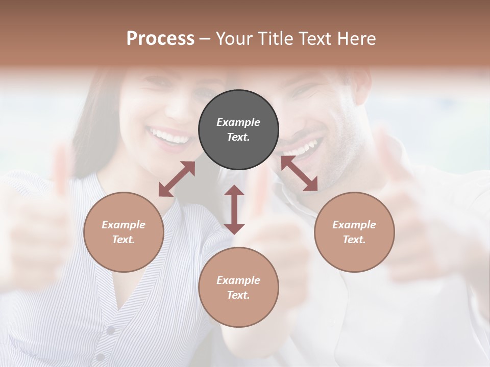 Caucasian Happy Happiness PowerPoint Template