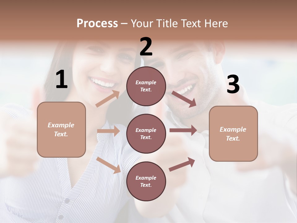 Caucasian Happy Happiness PowerPoint Template