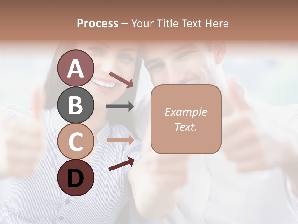 Caucasian Happy Happiness PowerPoint Template