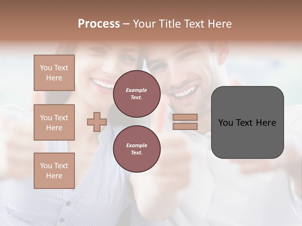 Caucasian Happy Happiness PowerPoint Template