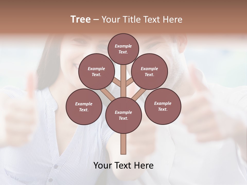 Caucasian Happy Happiness PowerPoint Template