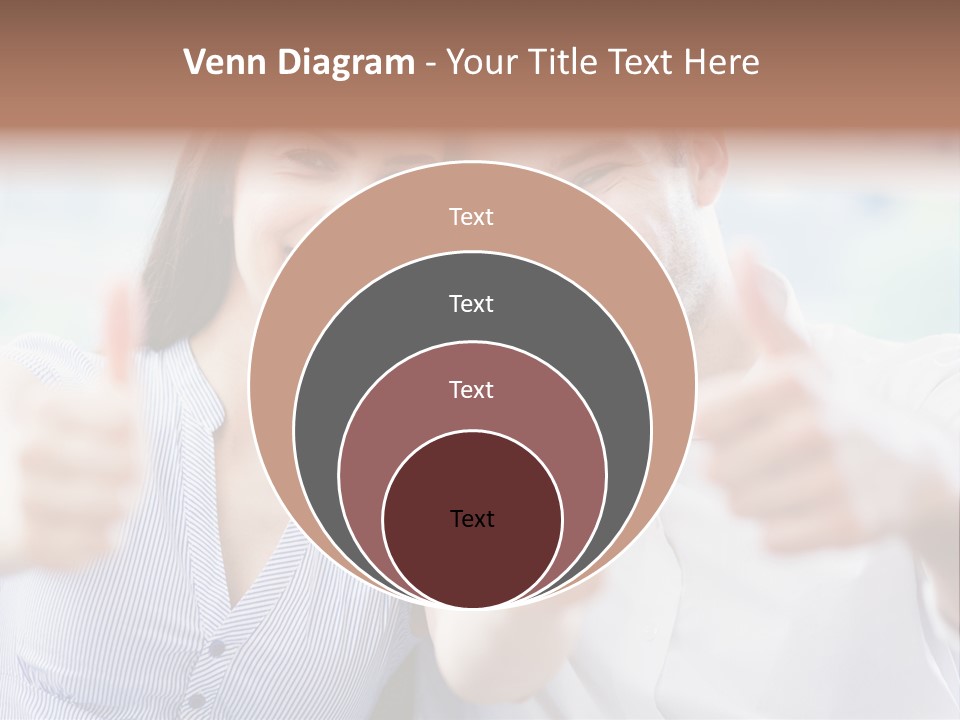 Caucasian Happy Happiness PowerPoint Template