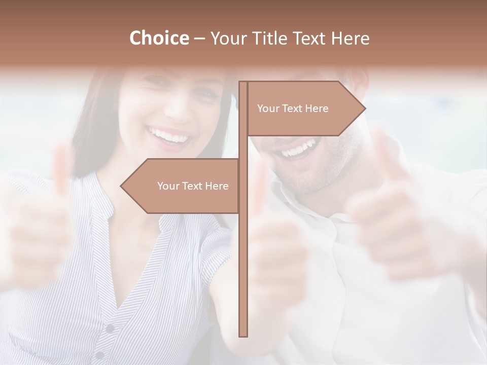 Caucasian Happy Happiness PowerPoint Template