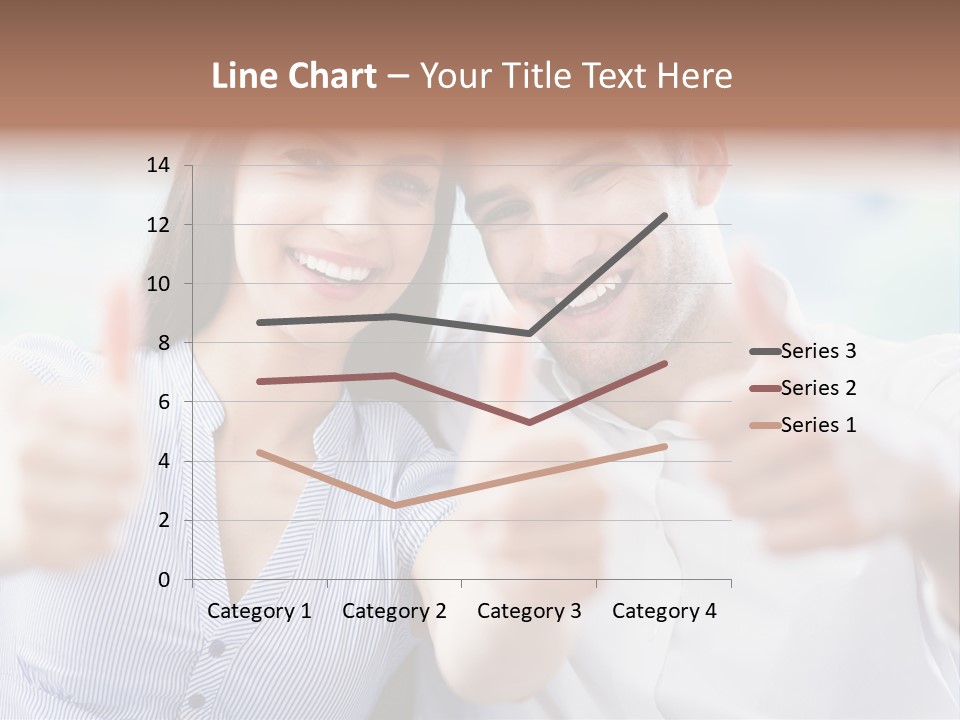 Caucasian Happy Happiness PowerPoint Template