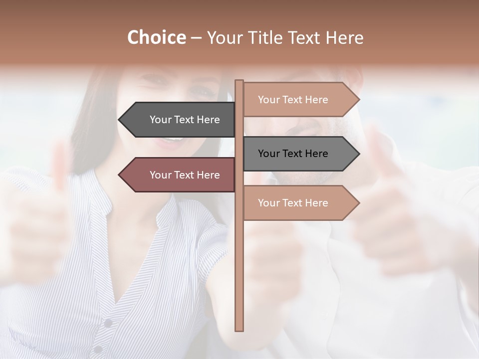Caucasian Happy Happiness PowerPoint Template