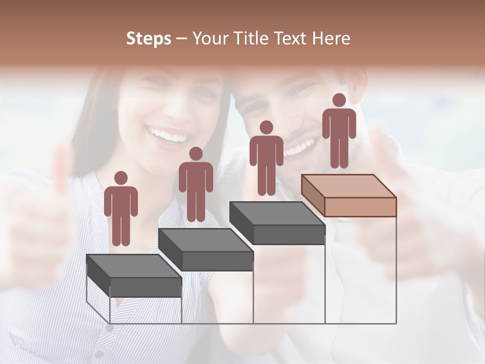 Caucasian Happy Happiness PowerPoint Template