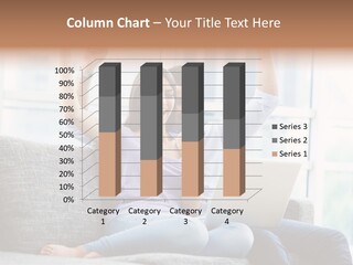 Sofa Internet Relaxing PowerPoint Template