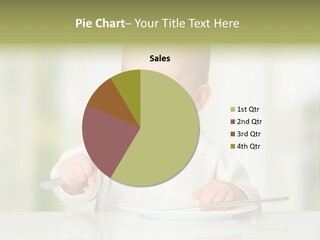 Little Dining Girl PowerPoint Template