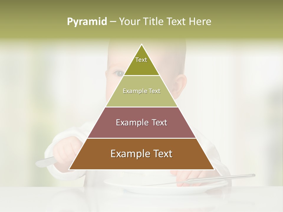 Little Dining Girl PowerPoint Template