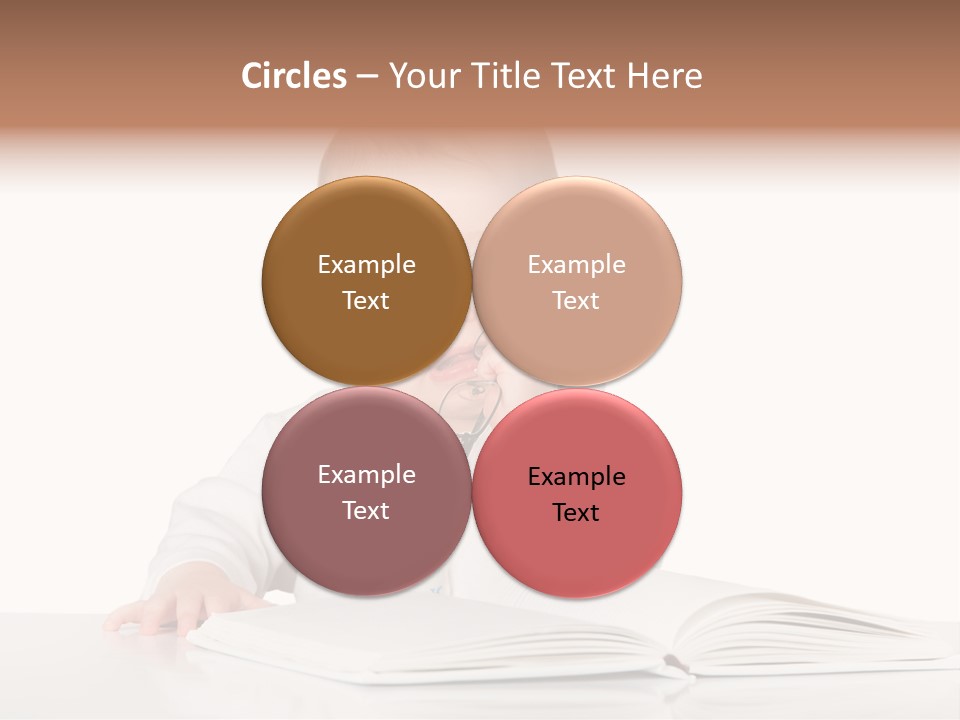 Isolated Infant Human PowerPoint Template