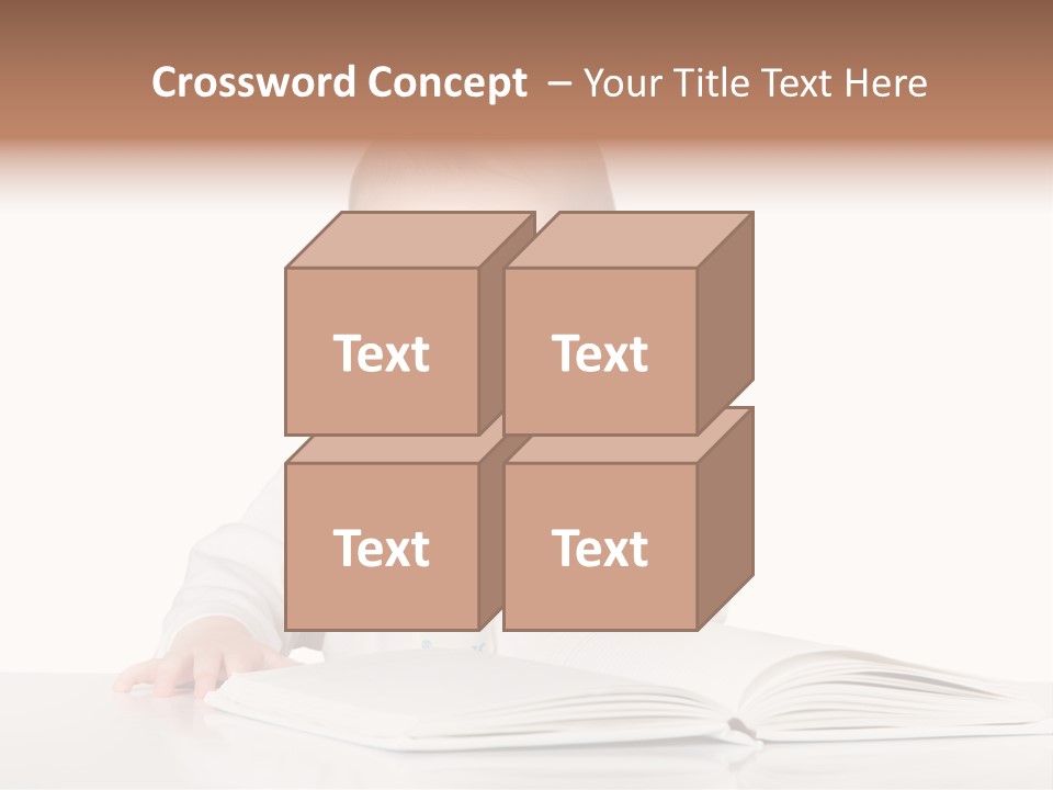 Isolated Infant Human PowerPoint Template