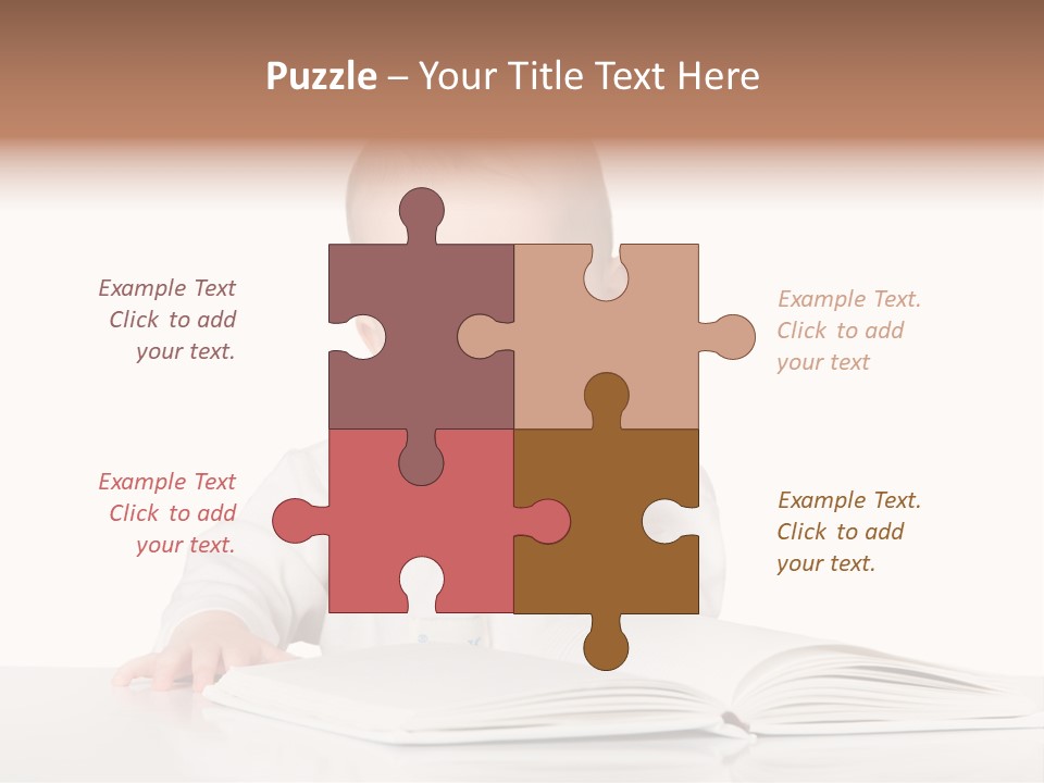 Isolated Infant Human PowerPoint Template