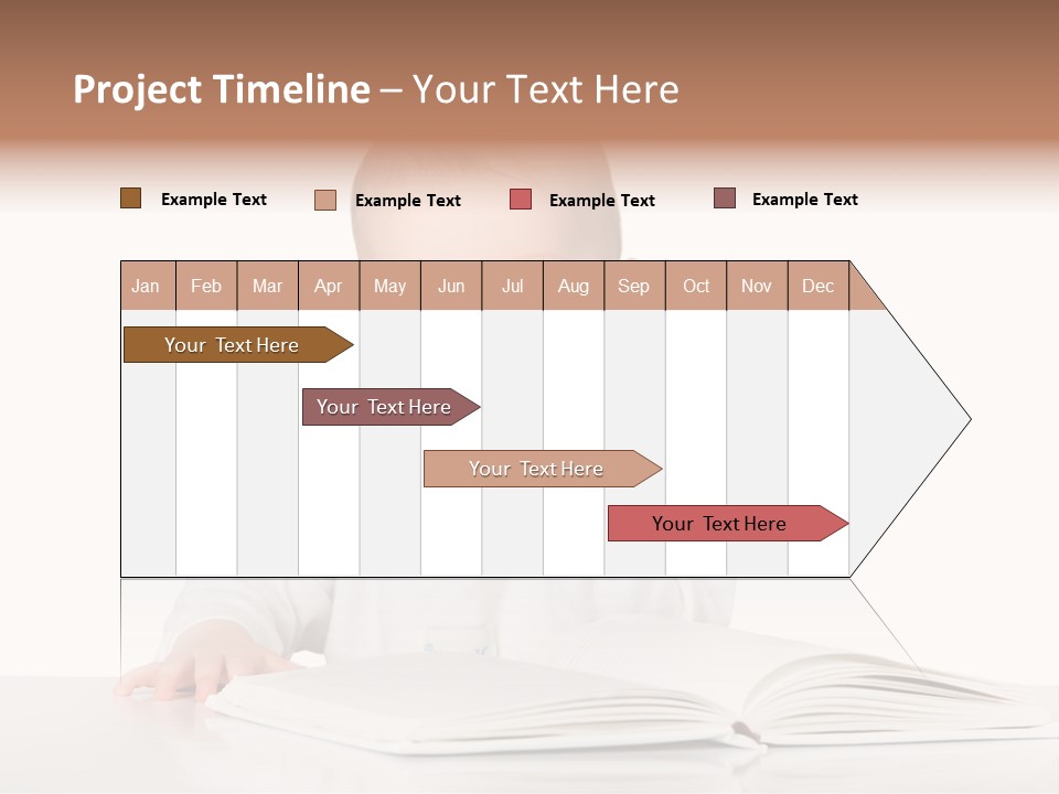 Isolated Infant Human PowerPoint Template
