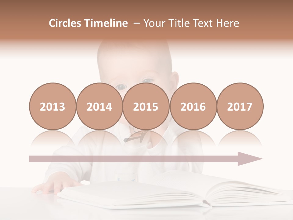 Isolated Infant Human PowerPoint Template