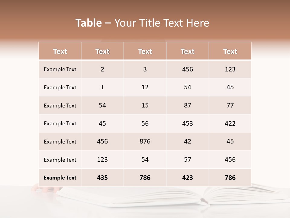 Isolated Infant Human PowerPoint Template