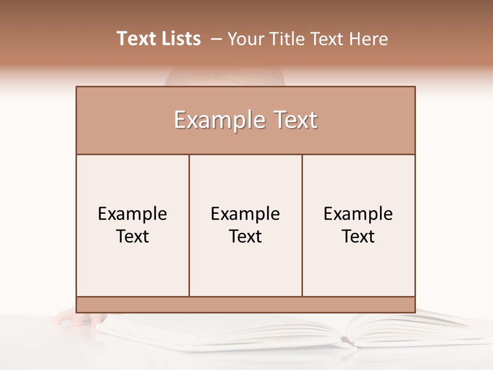 Isolated Infant Human PowerPoint Template
