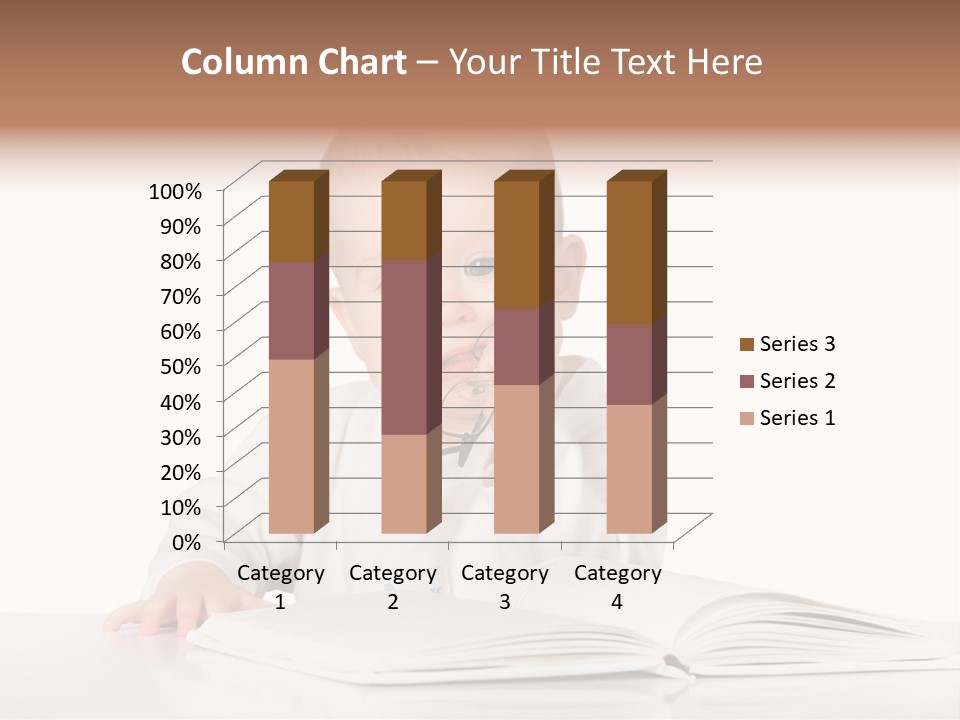 Isolated Infant Human PowerPoint Template